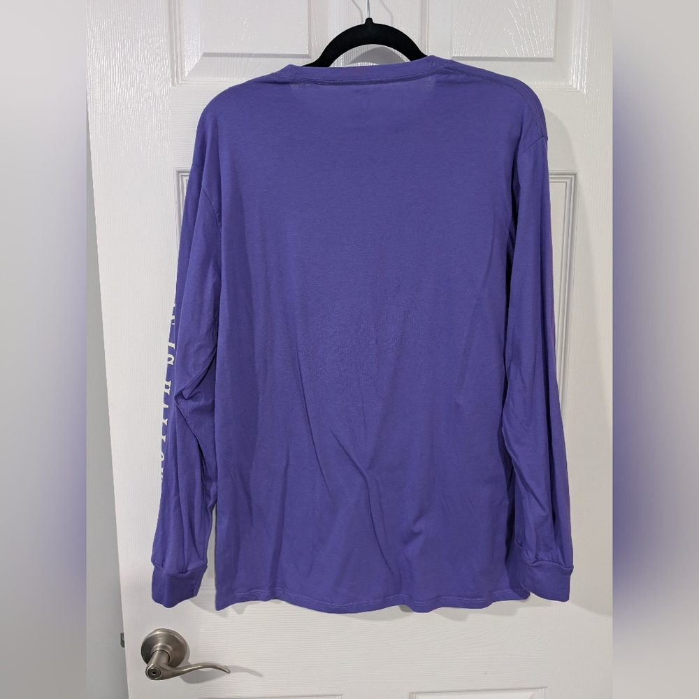 Disney Nightmare Before Christmas Purple Long Sleeve Graphic Tee in Size XL - Picture 10 of 10